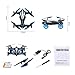 Blexy RC Car Flying Electric Vehicle 2.4Ghz RC Drone Remote Control Quadcopter 6-Axis Gyro Stunt Mini Helicopter Without Camera