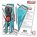 ITBEBE RJ45 Crimping Tool Made of Hardened Steel with Wire Cutter Stripping Blades and Textured Grips (RJ45 CRIMPER TURQUOISE)