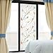 Coavas Privacy Window Film Opaque Non-Adhesive Frosted Bird Window Film Decorative Glass Film Static Cling Film Bird Window Stickers for GF-WF-90-2B Home Office 35In. by 78.7In. (90 x 200Cm)