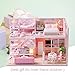CUTEBEE Dollhouse Miniature with Furniture, DIY Wooden Dollhouse Kit Plus Dust Proof and Music Movement, Creative Room for Valentine's Day Gift Idea (Cozy Time)