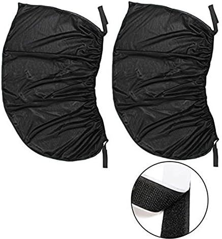 Car Sun shade Protector Car Window Shade Sunscreen Fits All Cars Windows,1Pair Black (For Front Side Window)