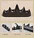 Easyou Black Catalpa Calligraphy Brush Holder Chinese Brush Rack 9x2x4.5cm(3.5