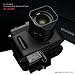 Gariz Black Label Genuine Leather BL-LCQBK Half Case for Leica Q Type 116, Black