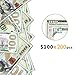 YooQn Play Money Prop Money Copy Money Double Sided Print 100 Dollar Bills Stack