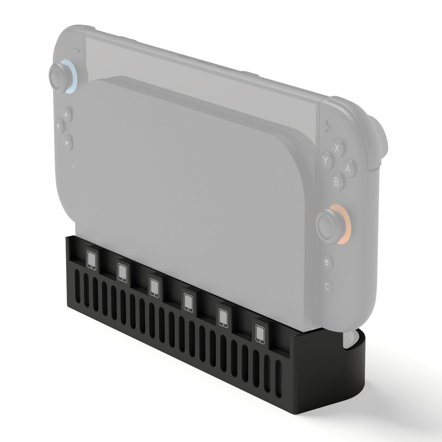 GQLQR D1 Cooling Dock for Switch 2 - Comes with Game Card Organizer for a Tidy Setup