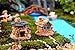 Buytra Fairy Garden Accessories Miniature Fairy Garden Stone House for Miniature Garden Ornaments Dollhouse Decor, Set of 4