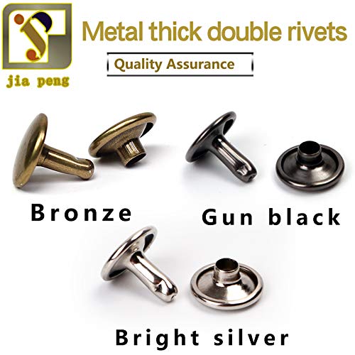Kamas Spike Leather 100set Special Offer 2019 New Metal Nail Textile Accessories Circular Rivet 88mm 66mm 77mmDouble Silver Bronze - (Color: Tool)