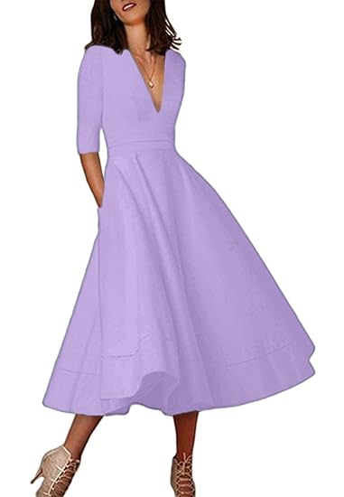 plus size light purple dress