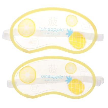 SM SunniMix - 2 mascarillas de gel para la nevera y los ojos, para ...