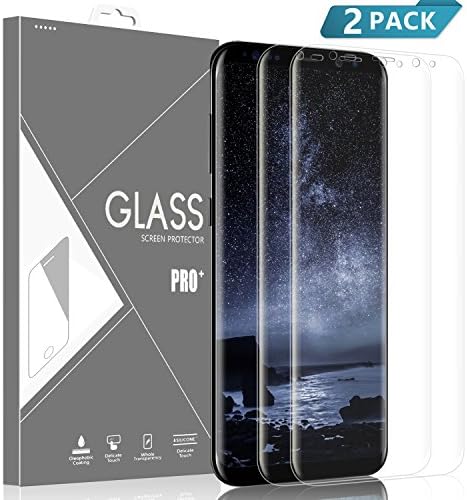 AZION Galaxy S8 Screen Protector [2 Pack], Full Coverage 3D PET Soft TPU Premium Screen Film Anti- Scratch,HD Clear Anti-Bubble with Lifetime Replacement Warranty for Samsung Galaxy S8