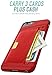 Smartish iPhone 6 Plus/6s Plus Wallet Case - Wallet Slayer Vol. 2 [Slim Protective Kickstand] Credit Card Holder for Apple iPhone 6s Plus/6 Plus (Silk) - Red Rouge