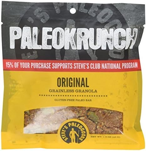Paleokrunch Paleo Bar Grainless Granola, 1.5 oz (Pack of 3) by Steve's PaleoGoods
