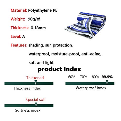HUAHUA Sonnensegel Haushalt Industrie Sonnenschutz-Tuch, PE Wasserdichte Plane, DIY Can Be Cut, Sonnenschutz Und… – Bild 7