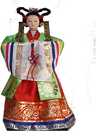 Ancient Korea Traditional Lady Court Dress Cloth Hanbok furnishings Home Decor-3