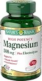 Natures Bounty Magnesium with Electrolytes Tablets, 500mg, 90 Count