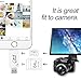 SD card reader, iPhone TF & SD Card Reader Lightning & USB 2.0 Mobile Flash Drive with Lightning Connector, Memory Expansion for iPhone / iPad / Android phones / Mac / PC (White)