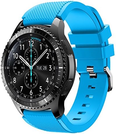Linkshare Replacement For Samsung Galaxy Watch 3 45mm Gear S3 22mm Sport Strap Soft Silicone band