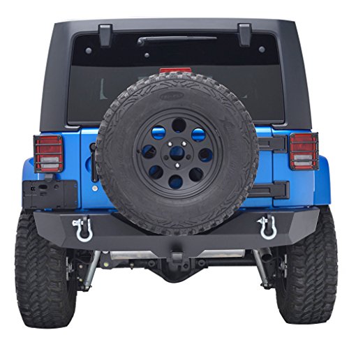 Eag Eag Steel Front Bumper And Rear Bumper Combo Black 2AC