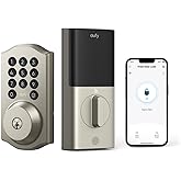 eufy Security Smart Lock C30, Keyless Entry Door Lock, Built-in Wi-Fi | Easy Installation, App Remote Control, Reliable Power, Keypad Deadbolt for Front Door, Traditional, Nickel
