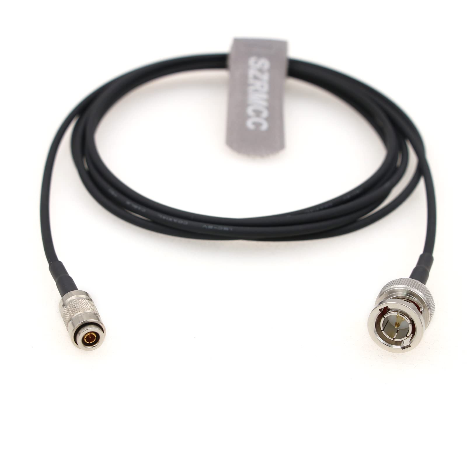SZRMCC DIN1.0 2.3 Male to BNC Male RG174 75ohm HD SDI Coaxial Cable for 4K Video Camera Monitor Recorders (1m/3.2ft)