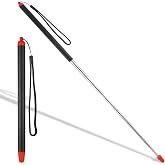 Telescopic Teachers Pointer Stick, Retractable Teaching-Pointer, Expandable whiteboard Pointers,Hand-Pointer Extendable, Pointer Finger Stick, Presentation Sticks for Office, Classroom (47 Inch)