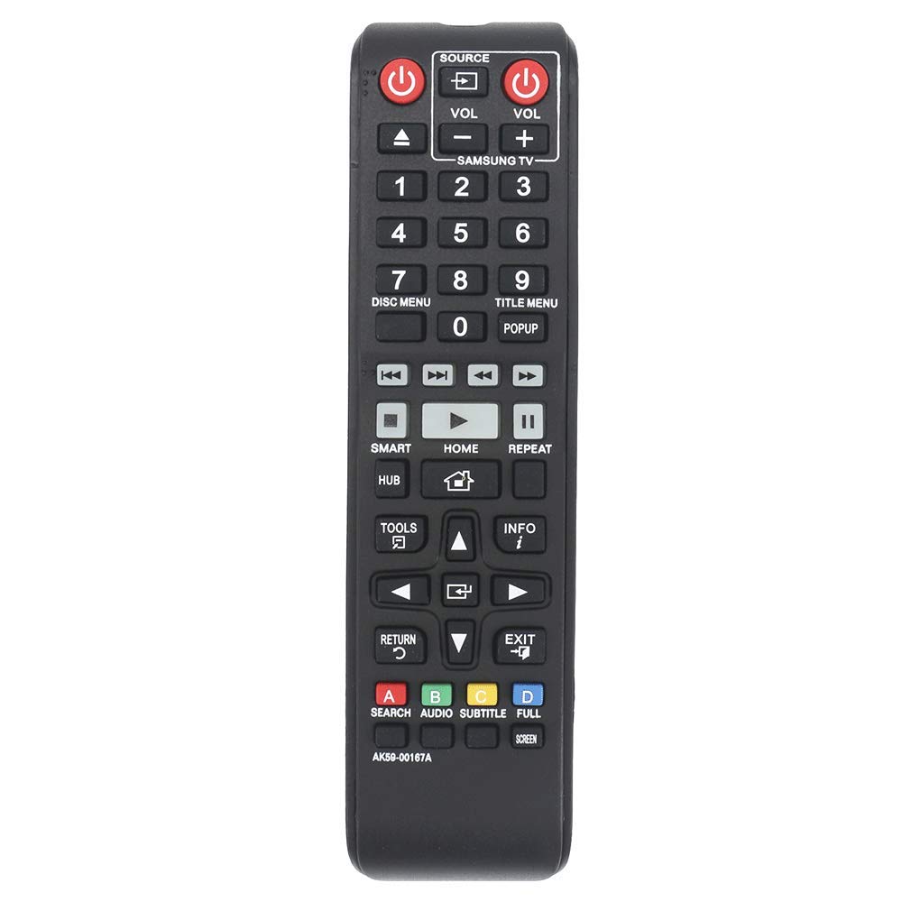 VINABTY AK59-00167A AK5900167A Remote Control Replacement for SAMSUNG BLU-RAY Player BD-F6500/XU BD-C7900 BD-F7500/XU BD-C5500 BD-H6500