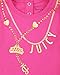 Juicy Couture Baby Girls' 2 Piece Skegging Set with Printed Challis Skirt, Fuchsia, 0-3 Months