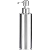 ARKTEK -Stainless Steel Countertop soap dispenser Rust Proof Liquid Hand soap dispenser, Premium Kitchen Pump for Liquid Bathroom Hand Dish Lotion (11.8 Oz / 350 ml)