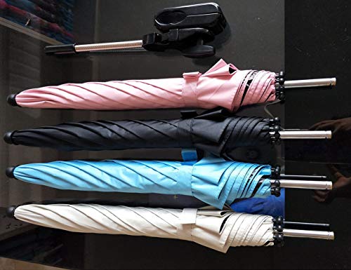 THEE Wheelchair Pushchair Baby Stroller Parasol Rain Sun Canopy Stretchable Pram Stroller Umbrella Holder Clip Clamp - Thumbnail 5