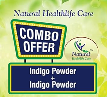 Natural Healthlife Care Indigo Leaves Powder, 100 (Pack of 2)