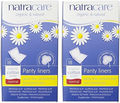 Natracare Normal Wrapped Panty Liners, 18 Count, 2 Pack (36 Liners Total)