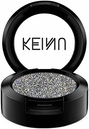 Organic, Vegan, Cruelty Free - Cosmetics Pressed Glitter Eyeshadow (Silver Holographic) Makeup