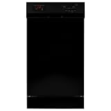 Kenmore 22-14709 18" Compact Built-In Dishwasher - UltraWash Plus, TurboDry, EasyFlex Third Rack & SmartWash - 10 Place Settings - 45 DBA - ENERGY STAR Certified - 18" - Black