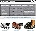 ICETRAX V3 HEX Winter Ice Grips for Shoes and Boots - Ice Cleats for Snow and Ice, StayON Toe, Reflective Heel (L/XL (Men: 9.5-13/ Women: 11+))