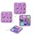 Easting Cake/chocolate/sugar Decorating Silicone Mini Cube Craft Fondant Mold Tray(send By Random Colour)