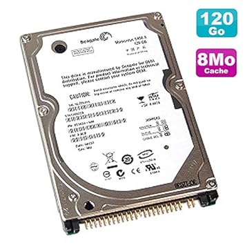Festplatte Laptop 120 GB IDE 2.5' Seagate Momentus ST9120822A 5400RPM 8Mo