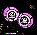 2pcs LED Car Logo Cup Holder Lights for Lexus, 7 Colors Changing USB Charging Mat Luminescent Cup Pad, LED Interior Atmosphere Lamp Decoration Light. (Lexus)