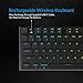 Keychron K1 Mechanical Keyboard,104 Key RGB Wireless Mechanical Keyboards Low Profile Mechanical Keyboard Ultra-Thin Bluetooth Keyboard,Anti Ghosting,N-Key Rollover,Wired Keyboard for Mac and Windows