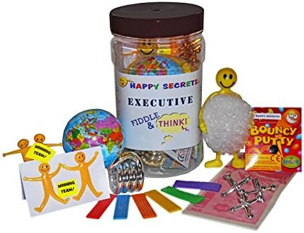 Executive Fidget Fiddle and Think Jar for fidgets of all ages - the office, boardroom school and home