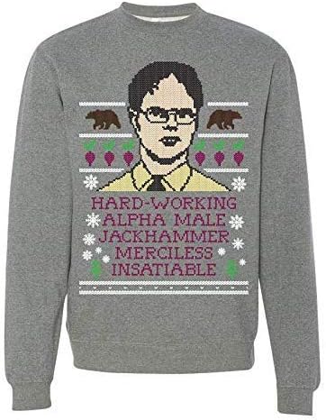 bright green sweater