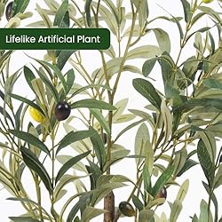 MCTYBB Artificial Fake Olive Tree 5FT Tall 1Pack