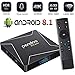 Pendoo X10 Plus Android TV Box 8.1 Amlogic S905X2 4GB DDR4 32GB eMMC, Android TV Box 4K Ultra HD, Android Box with Voice Remote