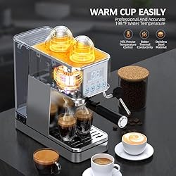 MONURO Espresso Machine, 20Bar Compact Stainless