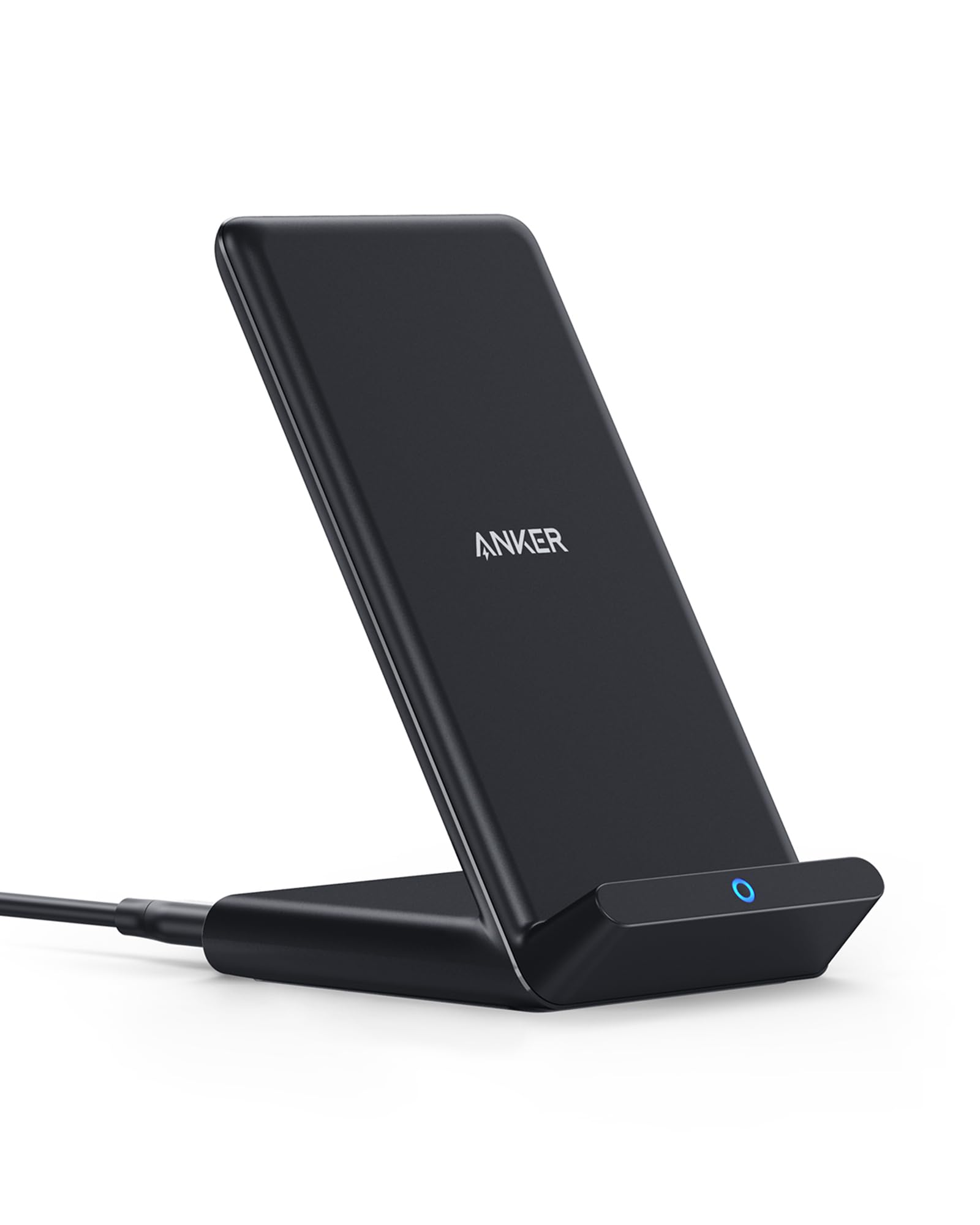Anker 313 Induktive Ladestation, Qi-Zertifiziert, Für iPhone 17/17 Pro/17 Pro Max/16/15/14/13, 10W Schnellladen für Galaxy S24 S23 S22 (Ohne Netzteil)