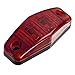 Partsam 2 Pcs LED Light 2 Diode Red Universal Surface Mount Clearance Side Marker Trailer (Size: 2.53 x 1.06 x 0.71 inch)