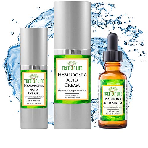 Tree of Life Hyaluronic Acid 3Pack Moisturizing Full Regimen, with