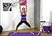 Clever Yoga - 8 ft Yoga Strap for Exercise & Physical Therapy, Leg Stretching Strap Yoga Accessories & Stretching Equipment, Leg Stretcher for Women & Men, Home Workout Essentials - Blue