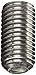 18-8 Stainless Steel Set Screw, Plain Finish, Hex Socket Drive, Cup Point, Meets ASME B18.3/ASTM F880, 1/2