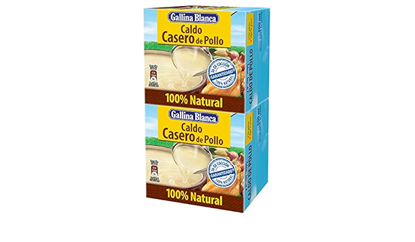 Gallina Blanca - Caldo Casero De Pollo 100% Natural Pack De ...