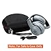 LTGEM Headphone Case Compatible with Sony WH-CH520 / WH-CH510 or TOZO TH2 / TH1 or Bose QC Ultra / QC45 / QC35 II/QCSE or Anker Soundcore Life Q20i / Life Q20 / Life Q30 / Life Q35 Headphones (Gray)